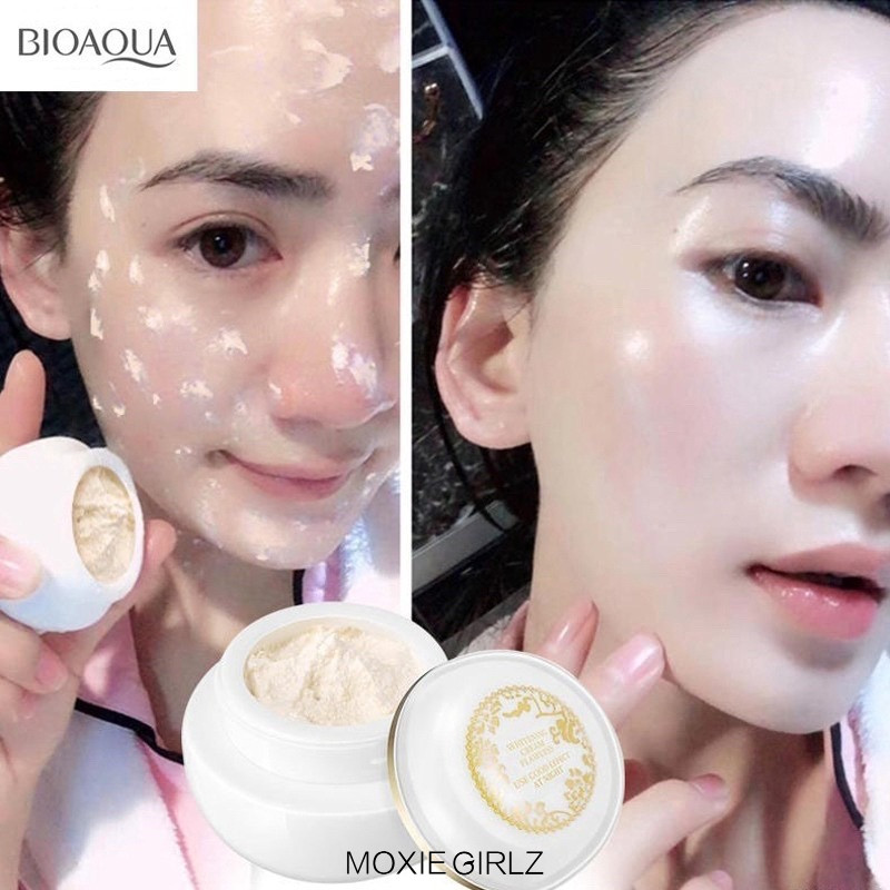 BIOAQUA อย่างเป็นทางการ OriginalBIOAQUA ครีมไวท์เทนนิ่งต่อต้านริ้วรอย Moisturizing Firming Freckle Removal Brightening Face Cream 30g