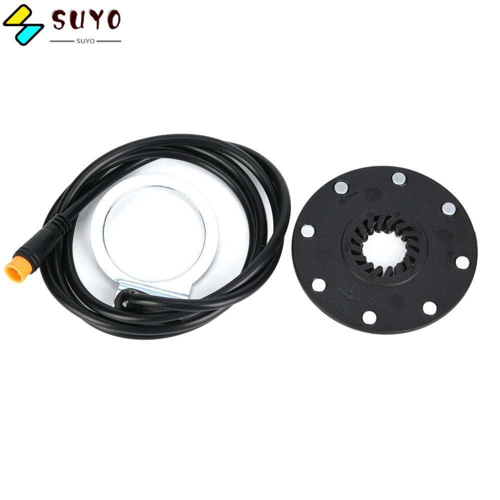 SUYO Ebike Power Sensor 3 ขา 90 ซม., ทนทาน 8 แม่เหล็ก ใช้งานได้กับ 24/36/48V เหมาะสำหรับการเปลี่ยนแป
