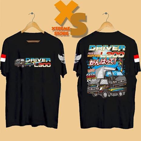// เสื้อยืด DISTRO สําหรับผู้ชาย DRIVER L300 // XTREME-STORE