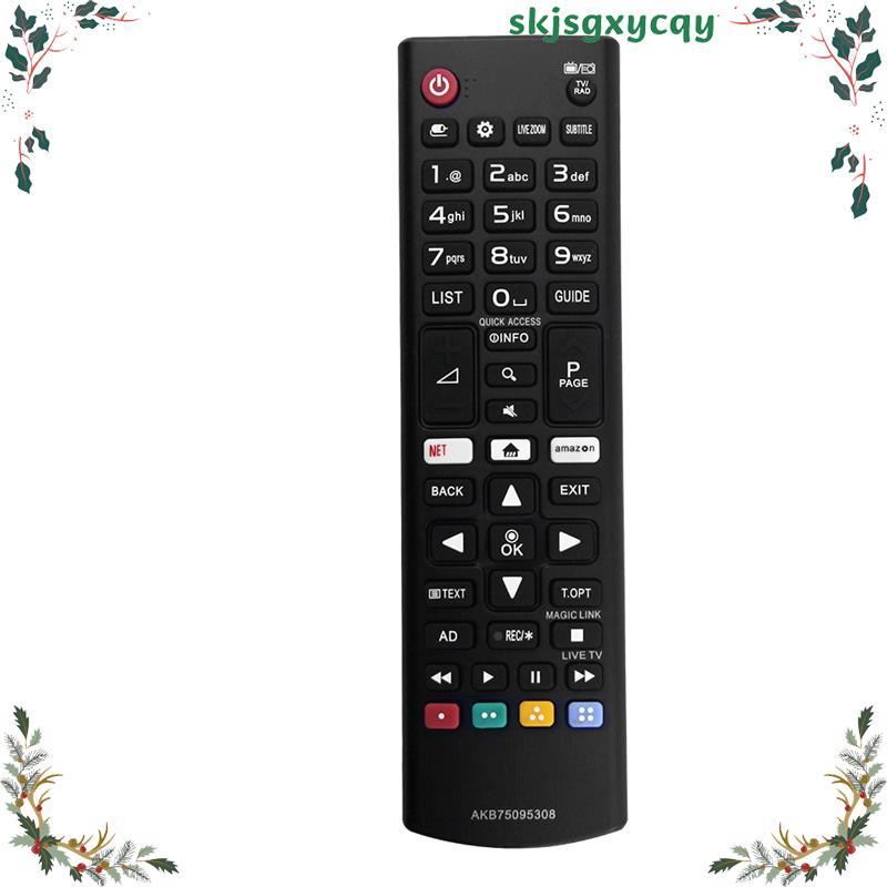 เปลี่ยน AKB75095308 รีโมทสําหรับ LED LCD TV 32LJ610V 43UJ634V 49UJ634V 55UJ634V 65UJ634V 43UJ6309 49