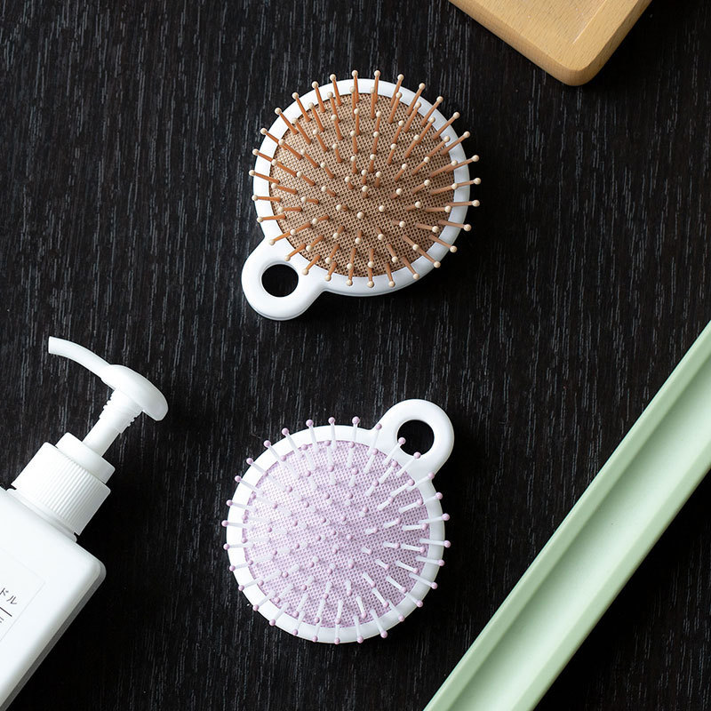 หวีสระผม แปรงสระผม konvy หวี หวีเบาะลมแปรงแชมพูถุงลมนิรภัยหวีสาวทุ่มเททําผมปุยแบบพกพาพกติดตัวขนาดเล็