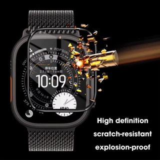 ฟิล์มกระจกนิรภัย ฟิล์มป้องกันหน้าจอ for IWatch Apple Watch Ultra/SE 3 2 Series 11 10 9 8 7 6 49 46 45 41 44 40 42 38 มม
