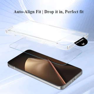 Lereach กระจกนิรภัยป้องกันหน้าจอสําหรับ Xiaomi 17T Pro / 17T / 15T Pro / 15T / 14T Pro /14T พร้อมถาดจัดตําแหน่งไร้ฝุ่นอัตโนมัติ