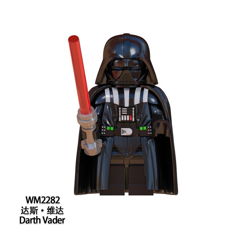 ใช้งานร่วมกับ Star Wars Darth Vader Building Block Minifigures เด็กประกอบของเล่น WM2282