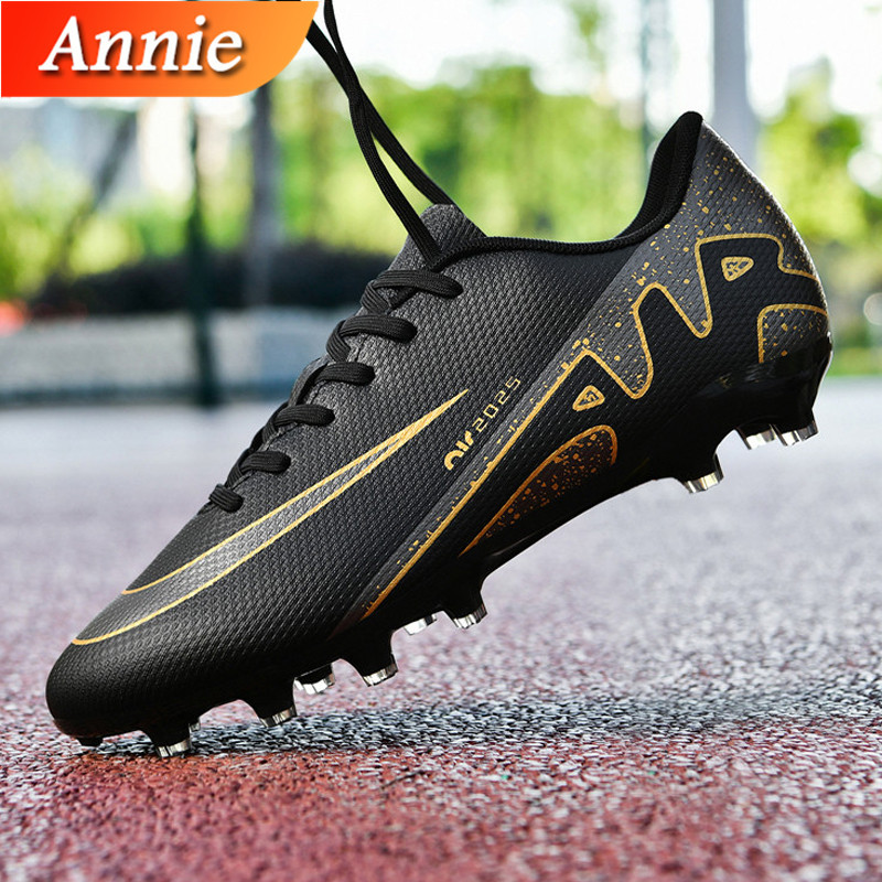 Annie กรุงเทพจัดส่งสินค้า รุ่น FG Soccer Shoes รองเท้าฟุตบอล รองเท้าฟุตบอลเด็กผู้ใหญ่ รองเท้าสตั๊ด TPU Size32-46