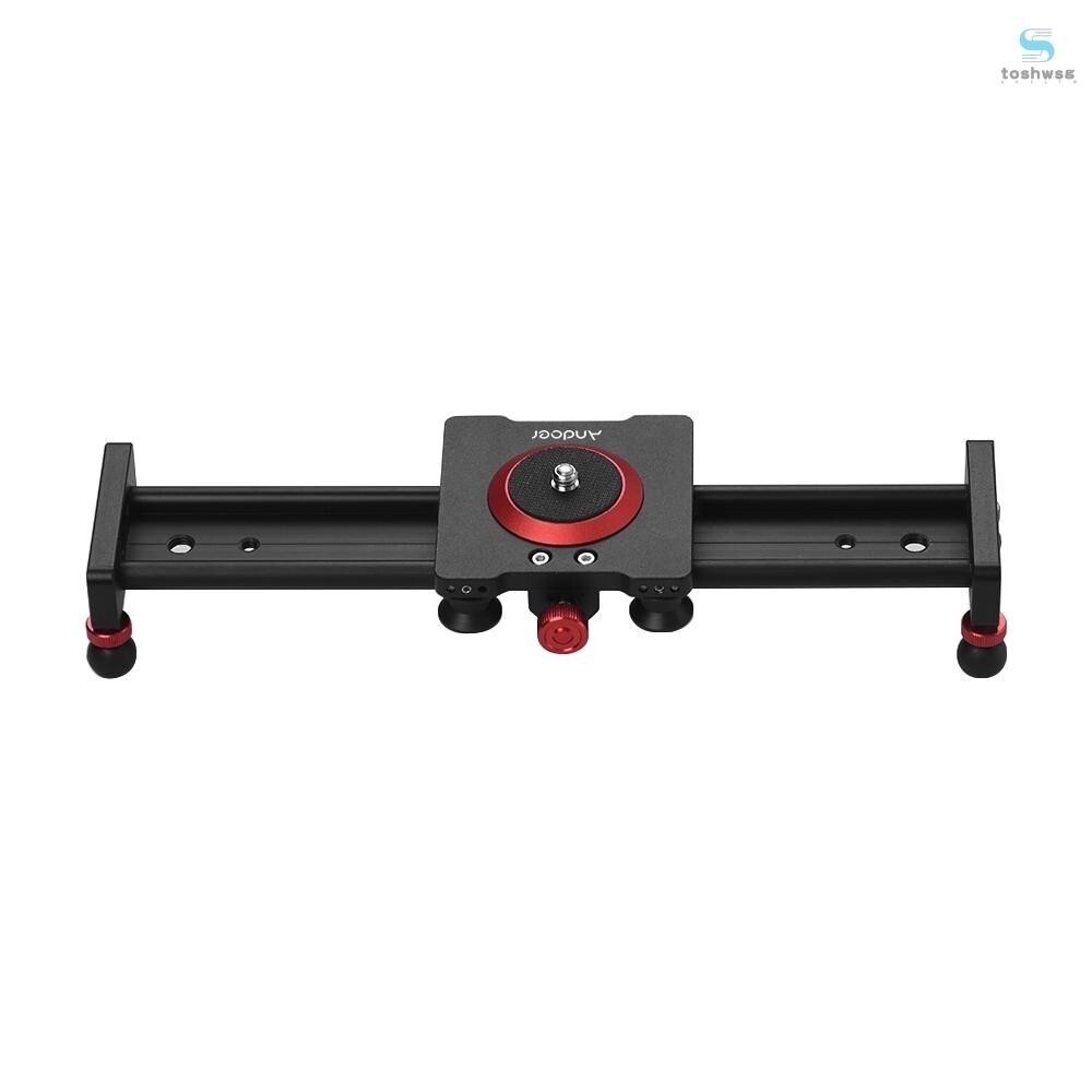 Andoer 30cm/12inch Aluminum Alloy Camera Track Slider Video Stabilizer Rail for DSLR Camera Camcorde