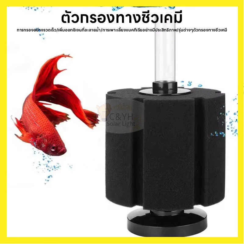 【ลดราคาพิเศษ】 กรองฟองน้ำตู้ปลา ฟองน้ำกรองชีวภาพ ฟองน้ำกรองละเอียด น้ำใส ปลาแข็งแรง 💧 thumbnail 9