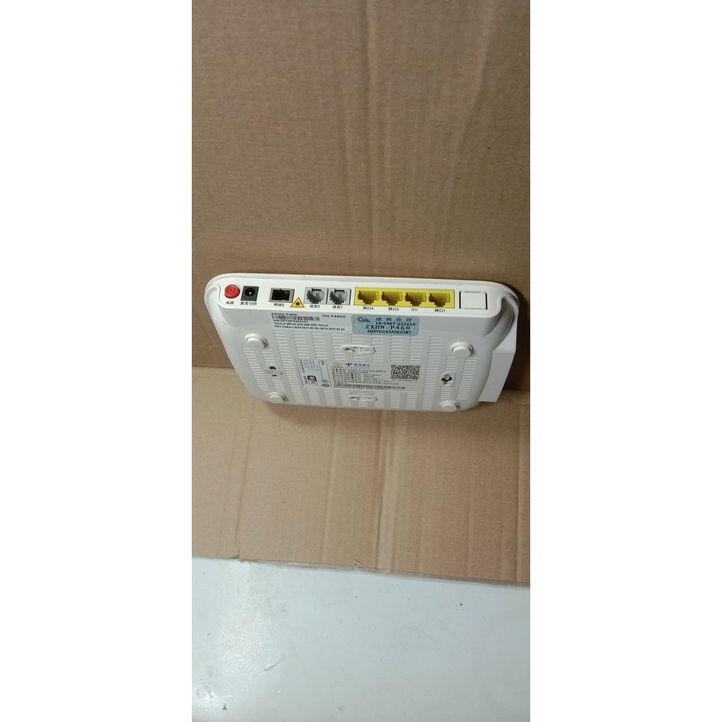 Baohao ZTE ZTE Telecom Mark ZXHN F460 EPON ONU 4-Port Wireless Optical Cat Optical Fiber Cat
