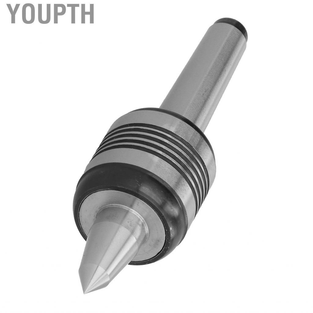 Youpth Heavy Duty Live Tailstock Center Revolving Chuck งานไม้เครื่องกลึง 0.01 มม.ความแม่นยำ MT2 เพล