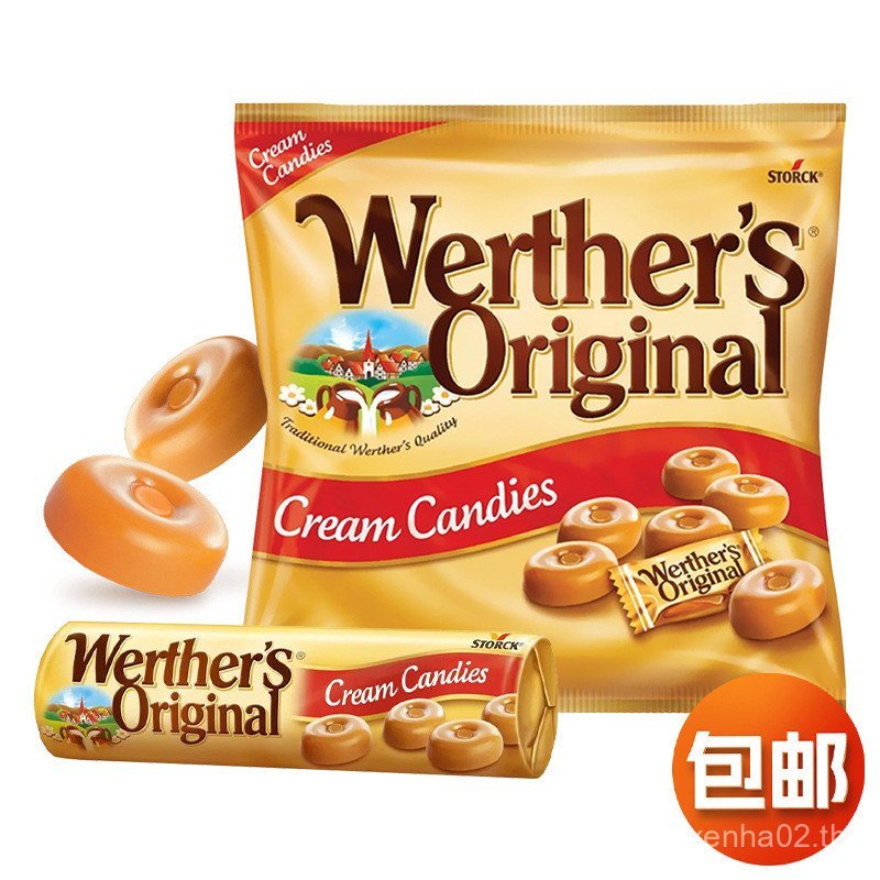 OABS READY STOCK เยอรมนีนําเข้า werthers Caramel Cream Taffy Hard Candy Casual Candy Snacks