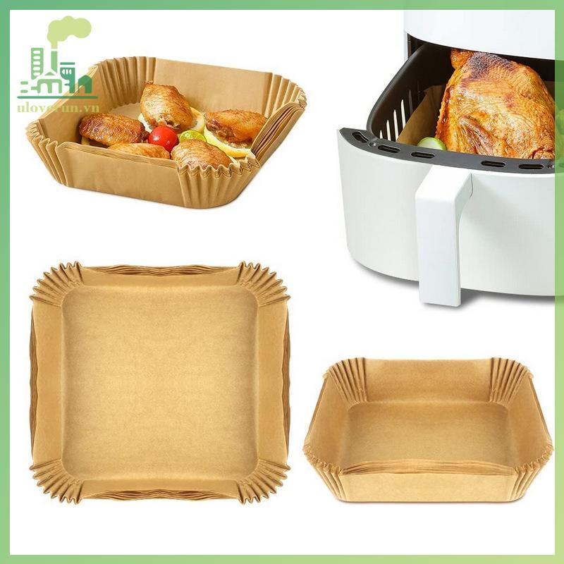 Uloverun Kitchen Air Fryer Paper Baking Paper Oil Absorption Air Fryer Handle Accessories vn