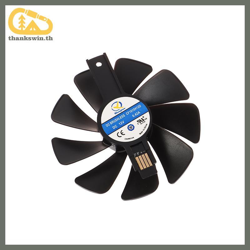 Thankswin CF1015H12D พัดลมสําหรับ Radeon RX 470 480 580 570 NITRO Mining Edition RX580 RX480 การ์ดเก