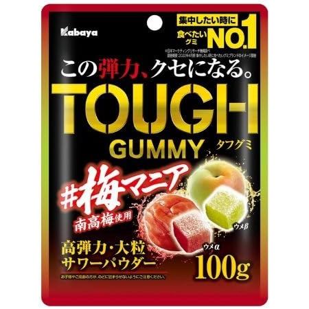 Kabaya Tough Gummy Ume Mania 100g x 8 Pieces
