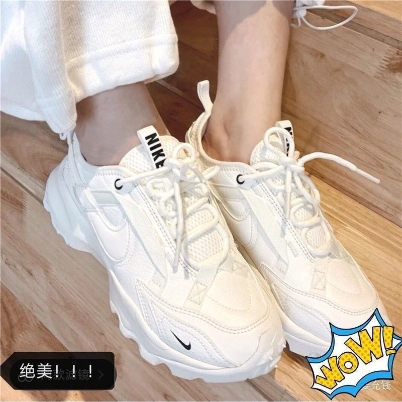 ลดล้างสต๊อก Nke TC 7900 PRM 2 Sail White Womens Sports and Leisure Low-Top Running Shoes DD9682-100 