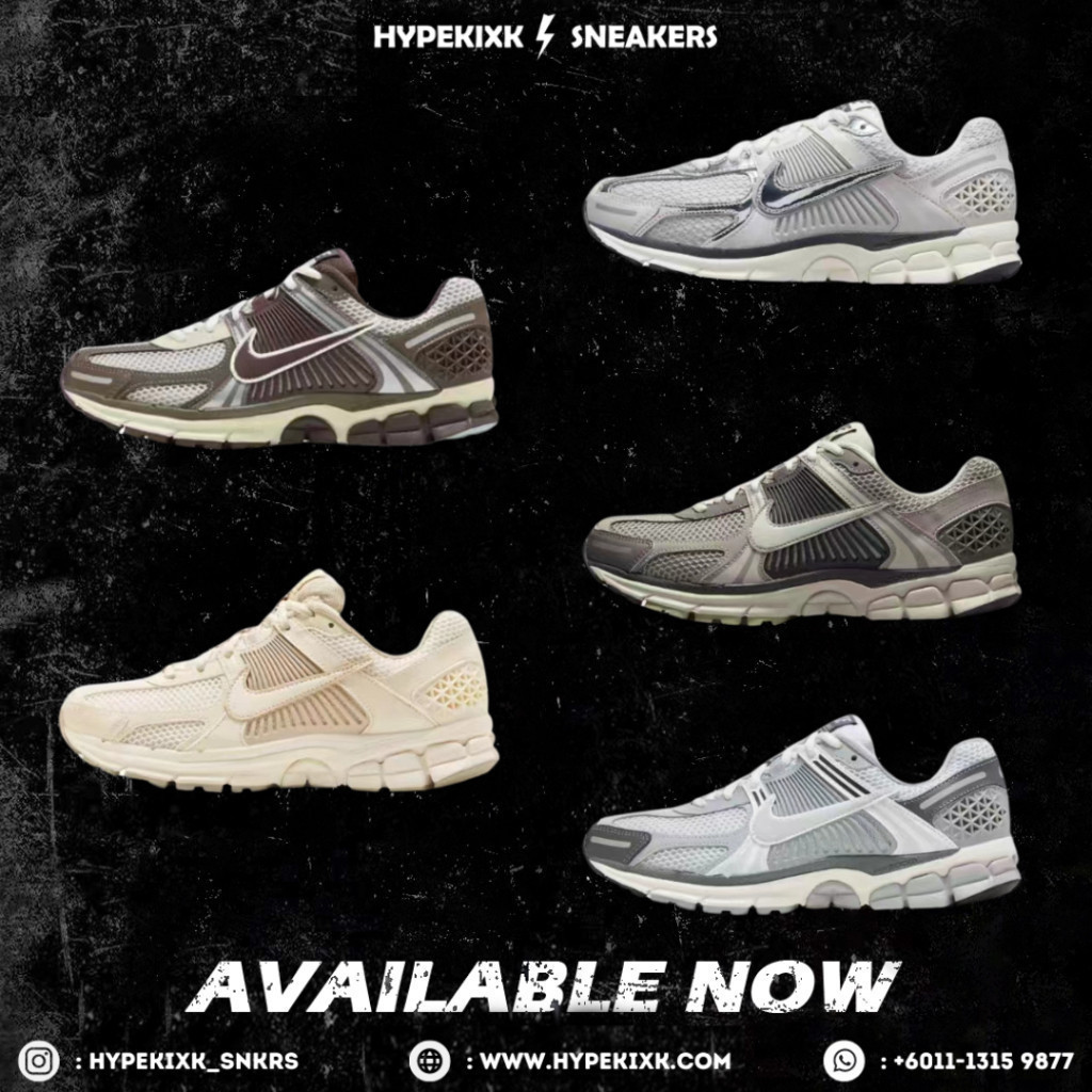 FOSSIL Zoom Vomero 5 (W) Cobblestone | Pure Platinum Photo Dust Metal Earth Winds รองเท้าผ้าใบน้ําหน