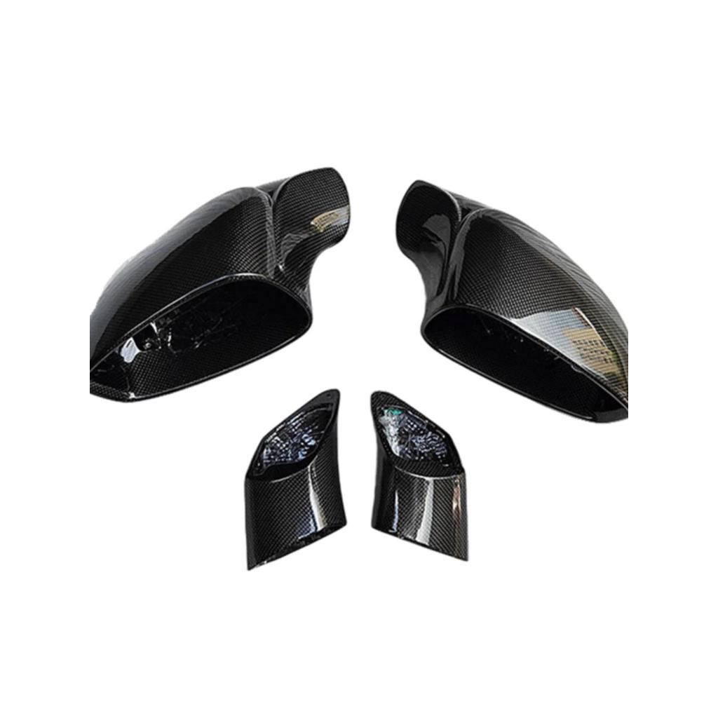 คุณภาพสูงไฟเบอร์คาร์บอนแห้งด้านข้างกระจกมองข้างสําหรับ FERRARI F8 SPIDER TRIBUTO 2019-2021