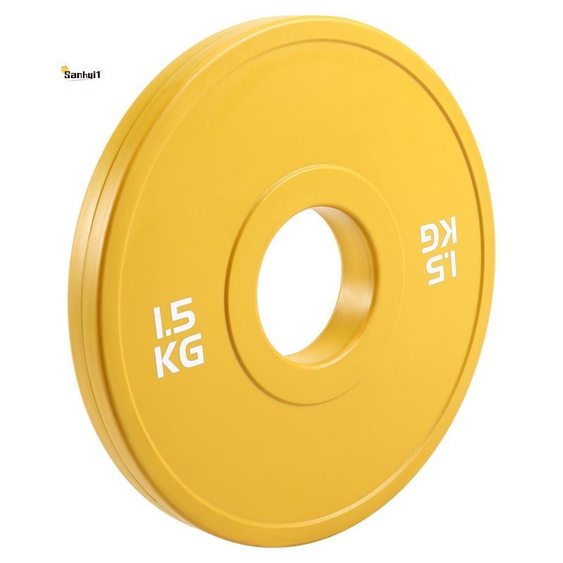 Gym Micro-Type Plates Dumbbell Weight Plate Rubber Fractional Weight Plates Add-on Aperture 50.4mm 1