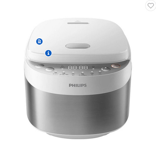 หม้อหุงข้าว DIGITAL PHILIPS HD3170/35 0.85 ลิตร