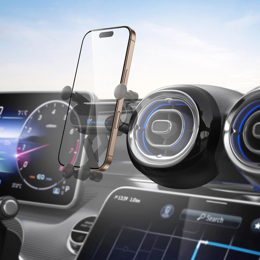 ที่วางโทรศัพท์มือถือช่องระบายอากาศสําหรับ 2025 Mercedes Benzs C W206,GLC X254&Coupe/C300/C350e/C43/C