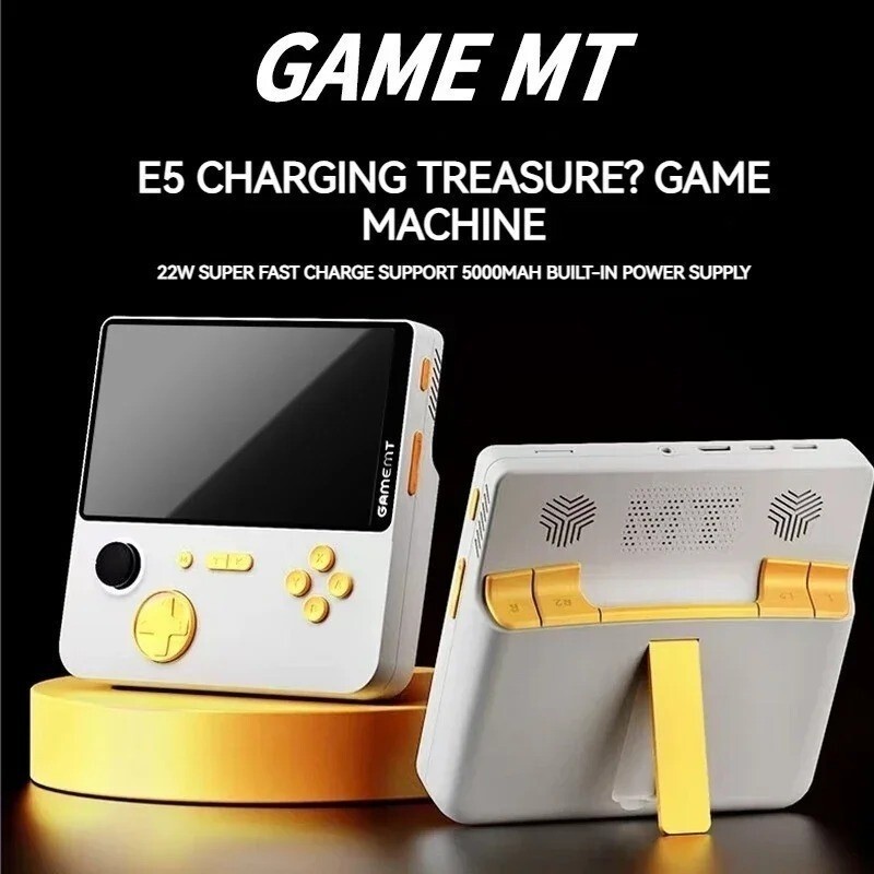 E5 Handheld Game Console 5Inch HighDefinition Large Screen Retro Game Console Gift