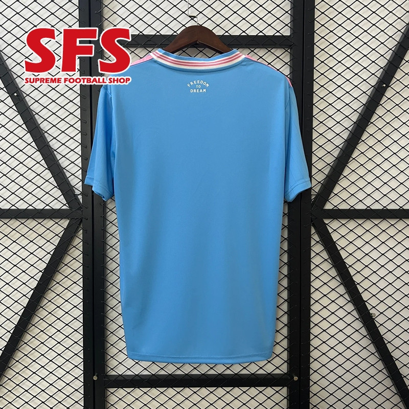 SFSHigh คุณภาพสูงกีฬา 2025 Inter Miami Jersey ฟุตบอลเสื้อฟุตบอลชายเสื้อแฟนรุ่น S-4XL