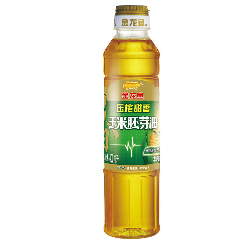 Golden Arowana Corn Germ Oil Baking เค้กพิเศษ Pressed Sweet Edible Oil Non-Transfer Salad Oil 400ml/