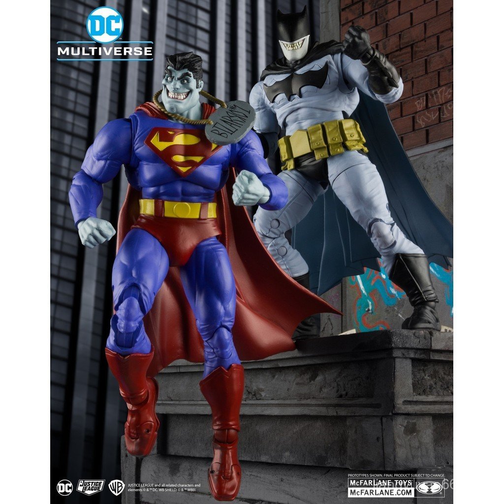 [คลังสินค้าพร้อม] Mcfarlane Mcfarlane Bad Superman Batman Suit Joint Action Figure