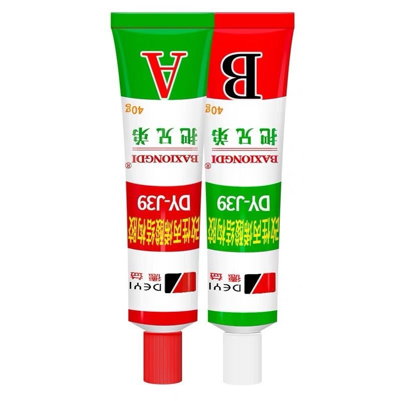 Deyi Handle Brothers AB กาวโครงสร้างความแข็งแรงสูงกาว AB อะคริลิค AB กาวสีเขียวสีแดง 80g