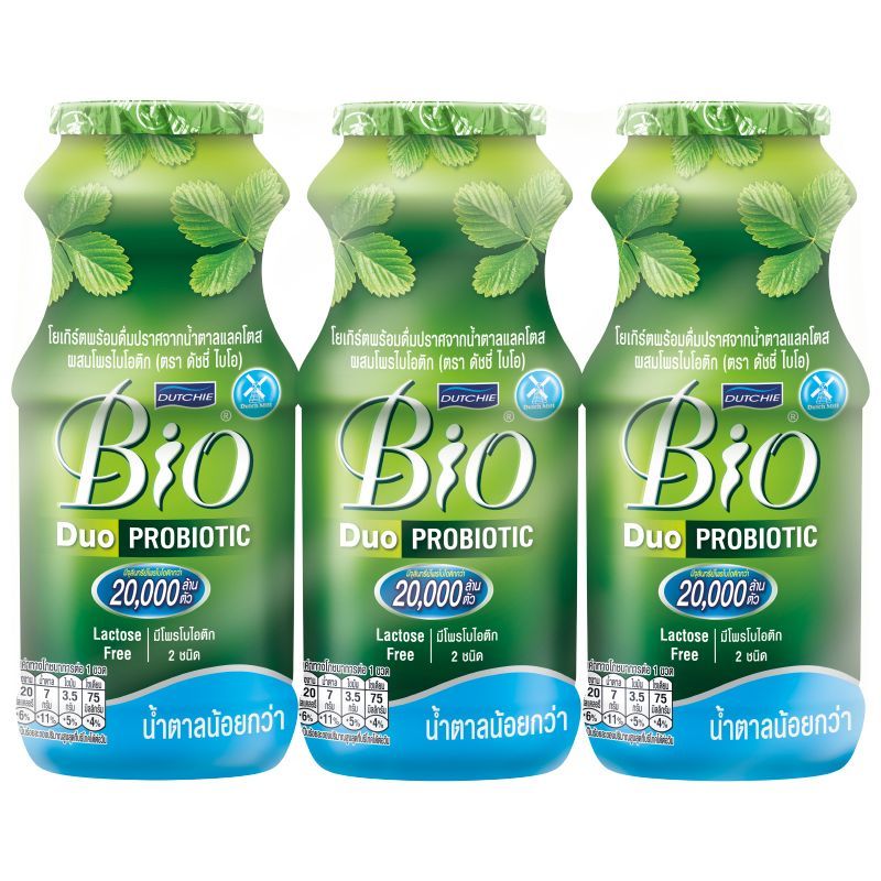 ดัชชี่โยเกิร์ตพร้อมดื่มไบโอดริ้งค์ 150มล. แพค 3 Dutchie Bio Drinking Yoghurt 150ml. Pack 3 [8851717910128 ]