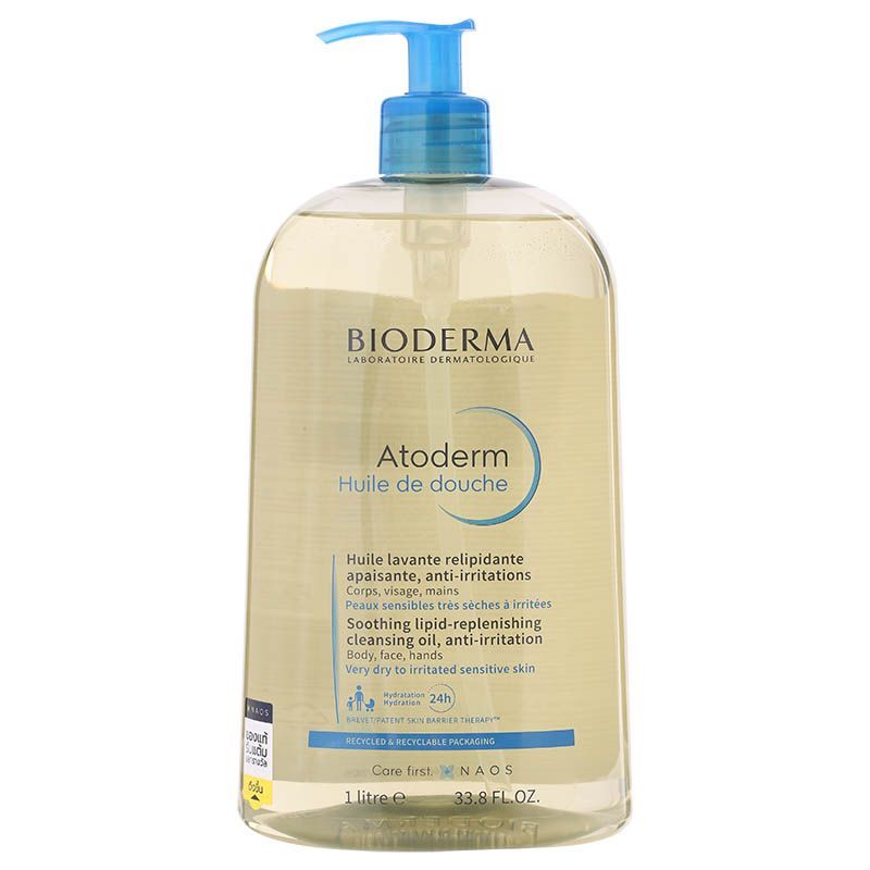 ไบโอเดอร์มาออโตเดิร์มออยเดอดูช 1000มล. Bioderma Atoderm Huile De Douche 1000ml. [หมายเลขบาร์โค้ด 8859362004551 ]
