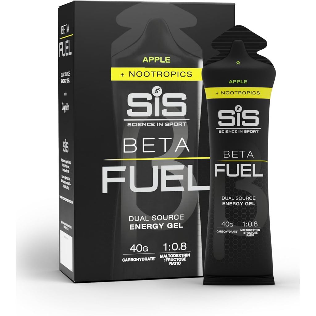 Science in Sport BETA Fuel + Nootropics - Nootopic Energy Gel - Optimal 1:0.8 Maltodextrin to Fructo