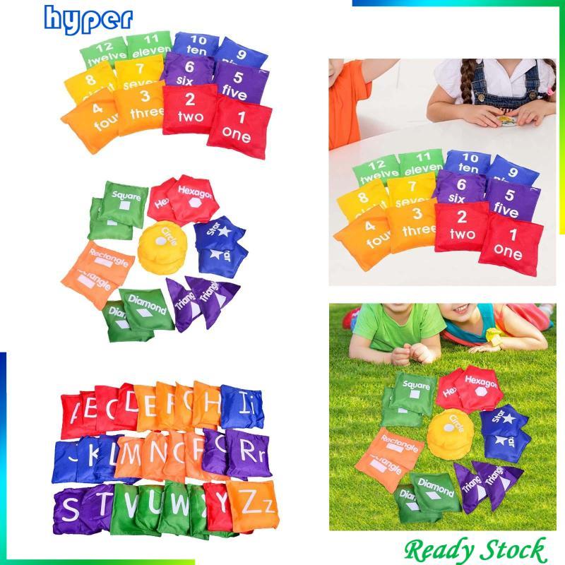 [Hyper] Cornhole Bean Bags ชุดของเล่น Kids Throwing Cornhole Bean Bags for Preschool