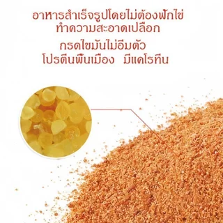 อาหารปลา อาร์ทีเมียแห้งโปรตีนสูง60เปอร์เซ็นต์เม็ดจมละเอียดทอดปลากัดปลาเขตร้อน