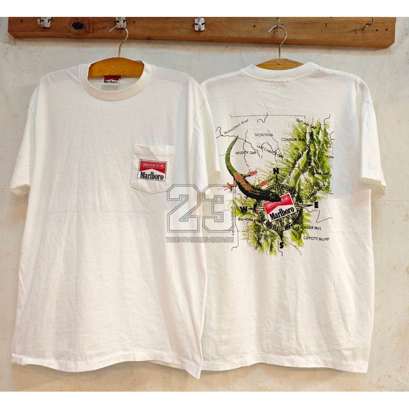 [ 23 ] Marlboro LIZARD ROCK เสื้อวินเทจ เสื้อทัวร์  vintage shirt
