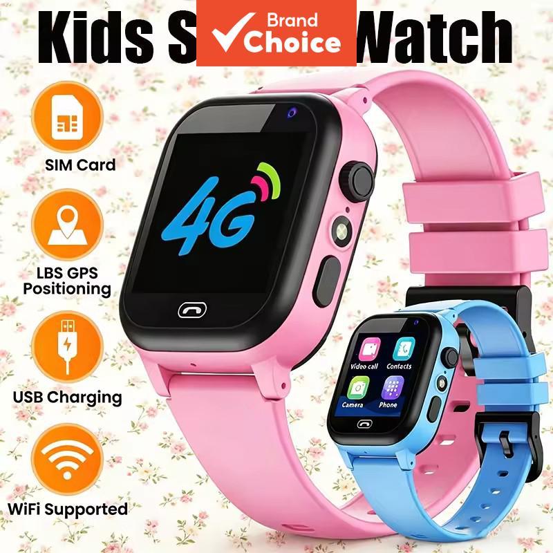 สมาร์ทวอทช์สําหรับเด็ก ติดตาม GPS วิดีโอคอล ซิมการ์ด SOS กล้อง กันน้ํา อัพเกรด ของขวัญสําหรับเด็กผู้ชายและเด็กผู้หญิง