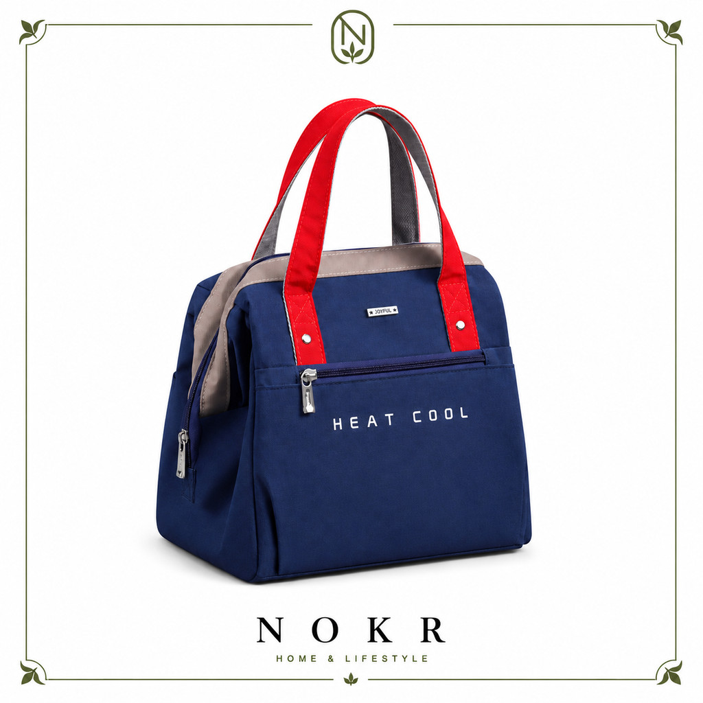 NOKR ถุงอาหารกลางวันสําหรับผู้หญิงผู้ชาย,ความจุขนาดใหญ่ฉนวนกล่องอาหารกลางวันสําหรับผู้ใหญ่รั่วเย็นภาชนะอาหารกลางวันนํามาใช้ใหม่ถุงอาหารกลางวันสําหรับทํางานปิกนิกตั้งแคมป์เดินทางกลางแจ