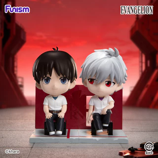FUNISM EVA กล่องตาบอด Vol 2 Collectible Mystery Anime Action Figures Limited Series น่ารักตัวอักษร Figurines ตกแต่งห้องของขวัญวันหยุดสําหรับคนรักอะนิเมะ