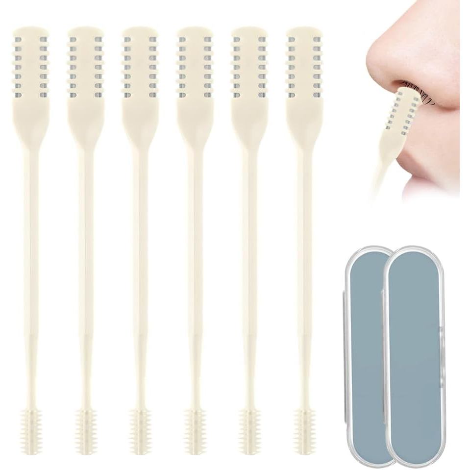 NasalHairter&Trimmer,2025New360°RotaryNoseHairRemoverwithEarPicker,PortableGroomingEssentialforMen&W