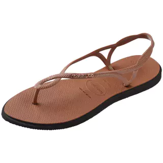 HAVAIANAS รองเท้าแตะ กันลื่น น้ำหนักเบา Luna Point Sandals BROWN 414992116963F_F5BRXX