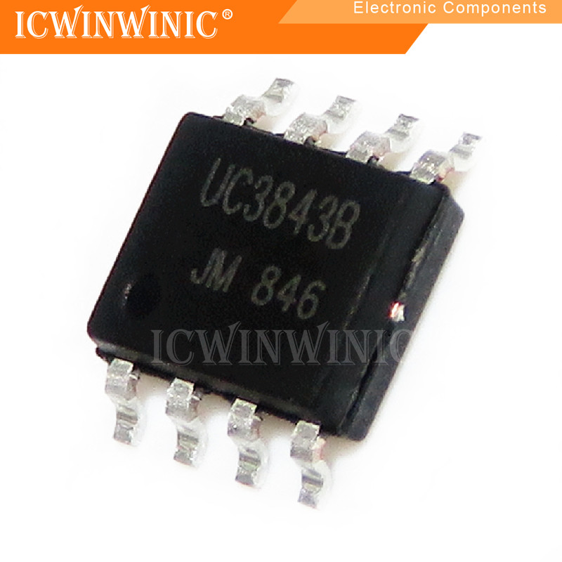 5 ชิ้น UC3843BD UC3843 3843 SOP-8 ส่วนประกอบอิเล็กทรอนิกส์