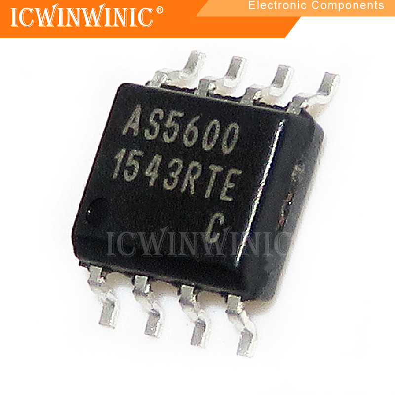 5 ชิ้น AS5600-ASOM AS5600 SOP-8 ส่วนประกอบอิเล็กทรอนิกส์