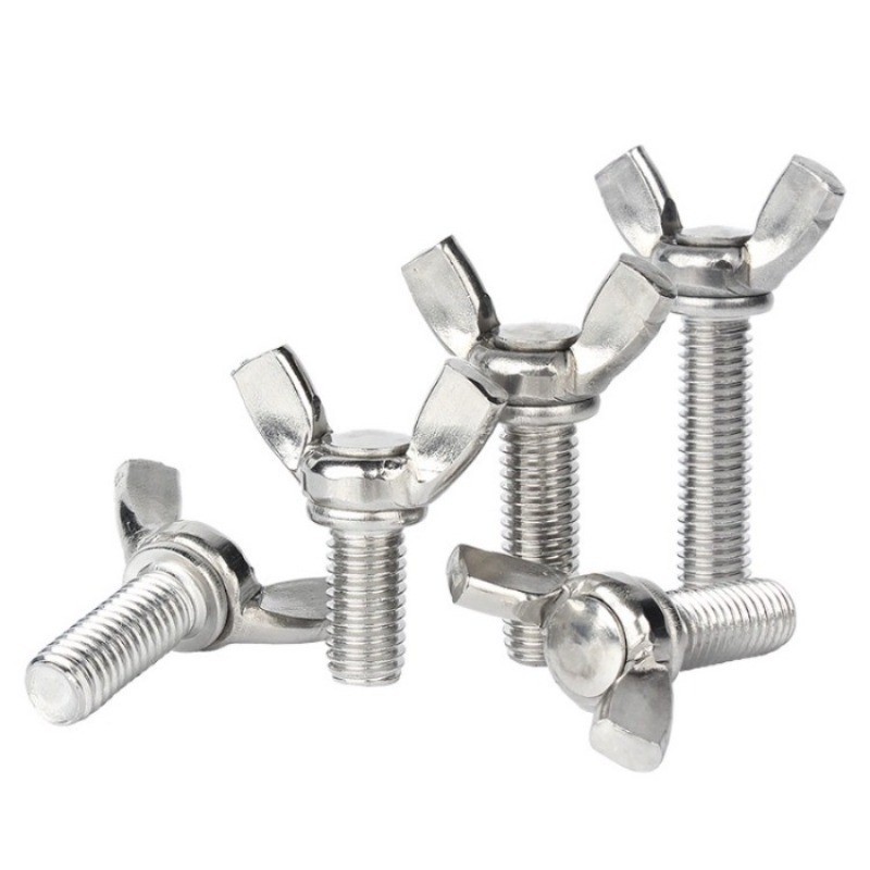 สกรูหางปลา M4-M10 ชุบซิงค์ แข็งแรง กันสนิม (5-30pcs) [ZQ-D1]