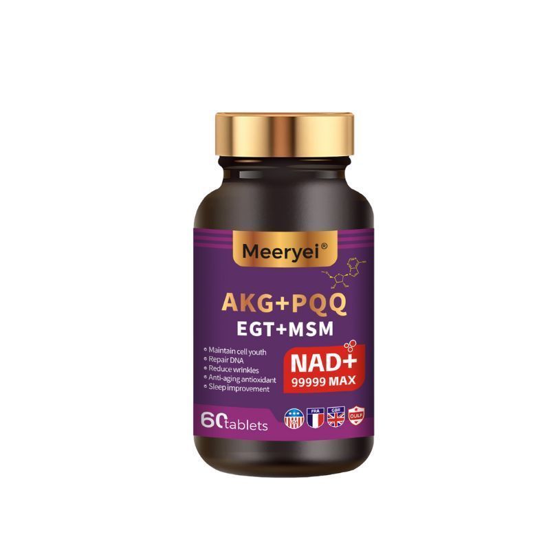 สหรัฐอเมริกานําเข้า EGT Wheat Keratin Sulfur + PQQ Coenzyme Q + AKG + MSN แอมโมเนียแคลเซียมสายเม็ดคอ
