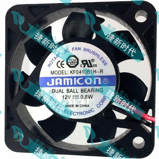 Original Kaimei JAMICON 4010 KF0410B1H-R 12V 0.8W 4CM พัดลมระบายความร้อน