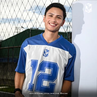 BGPU NFL Shirt 2026/27 "GAME ON!" Collection (สีขาว-น้ำเงิน)