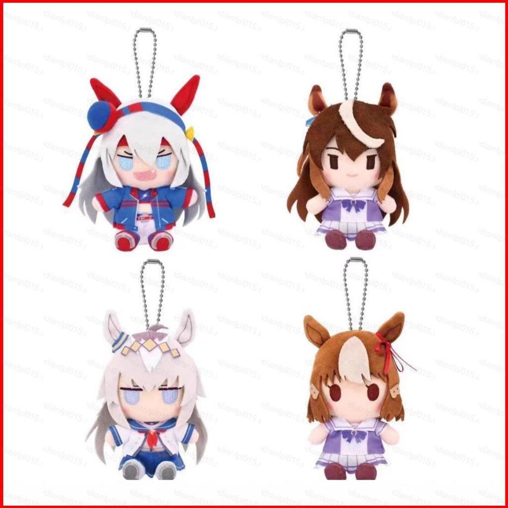 PF Uma Musume สวย Derby Oguri หมวก Tamamo Cross Symboi Rudolf ตุ๊กตาน่ารัก Plushie กระเป๋า Charm
