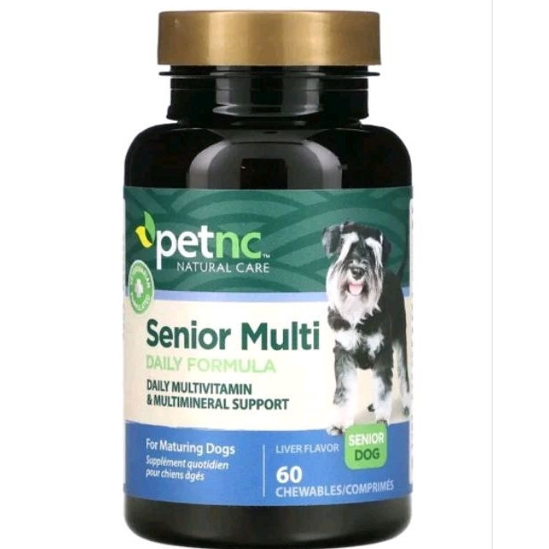 Petnc ~Senior Multi Daily Formula, Senior Dog, Liver, 0 Chewables