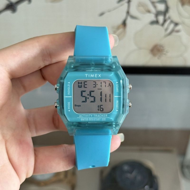 [เคาน์เตอร์อเมริกันลดราคา] ของแท้ TIMEX TIMEX มัลติฟังก์ชั่อิเล็กทรอนิกส์กีฬาผู้ชายนาฬิกาผู้หญิง, ผล