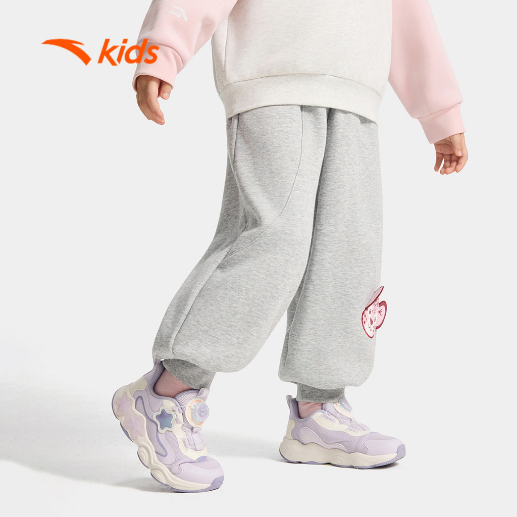 กางเกง ANTA KIDS สําหรับเด็กชายและเด็กหญิงแฟชั่นผ้าฝ้าย Felt A72549706