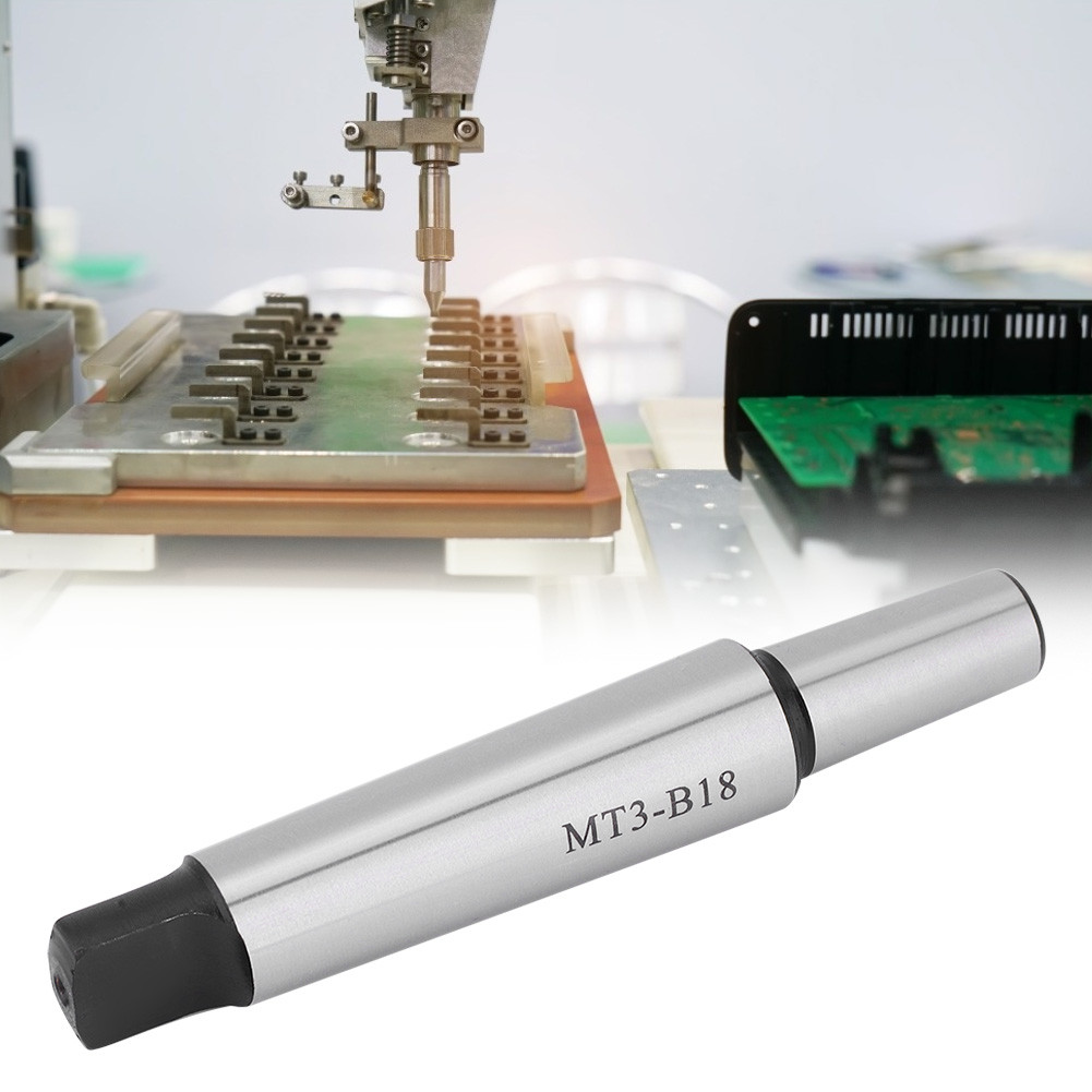 Tang End เจาะ Chuck Arbor 3MT ถึง 6JT Converter สําหรับเครื่องกลึง 0.01 มม.40Cr วัสดุ 5.47in ความยาว